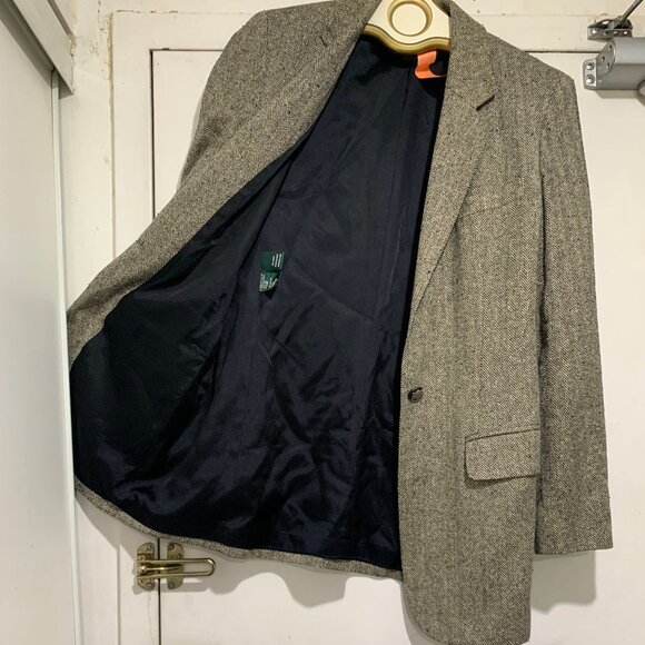 VINTAGE LAUREN RALPH LAUREN SILK PATTERN BLAZERS SIZE 12 - Picture 8 of 13